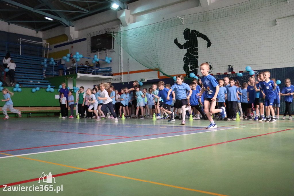 Fotorelacja I: Niebieskie Igrzyska zorganizowane przez SP4 w Zawierciu