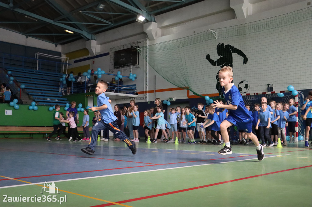 Fotorelacja I: Niebieskie Igrzyska zorganizowane przez SP4 w Zawierciu