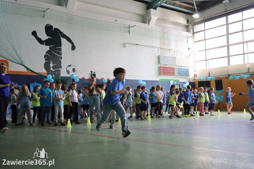 Fotorelacja I: Niebieskie Igrzyska zorganizowane przez SP4 w Zawierciu