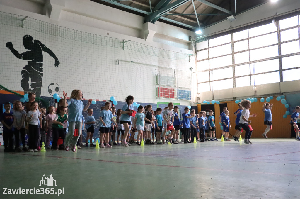 Fotorelacja I: Niebieskie Igrzyska zorganizowane przez SP4 w Zawierciu