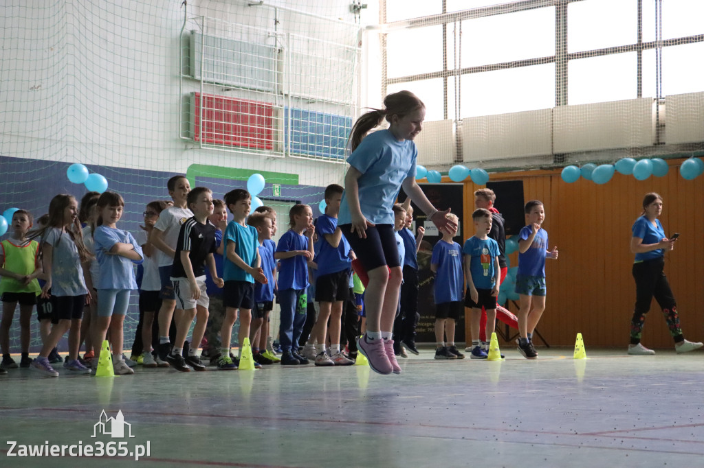 Fotorelacja I: Niebieskie Igrzyska zorganizowane przez SP4 w Zawierciu