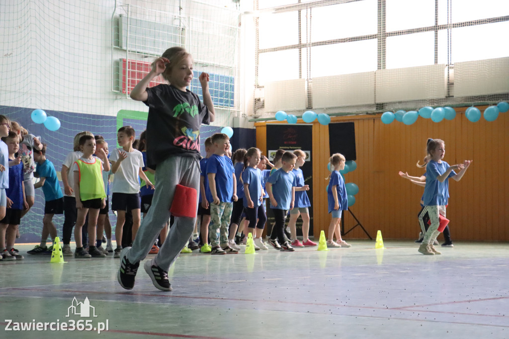 Fotorelacja I: Niebieskie Igrzyska zorganizowane przez SP4 w Zawierciu