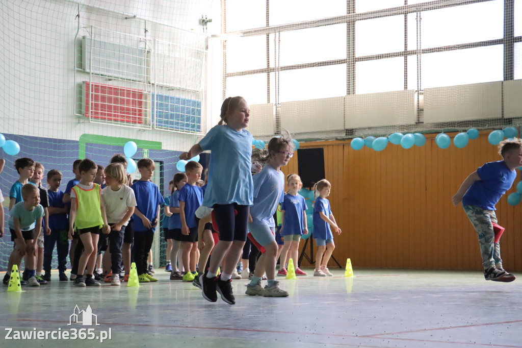 Fotorelacja I: Niebieskie Igrzyska zorganizowane przez SP4 w Zawierciu