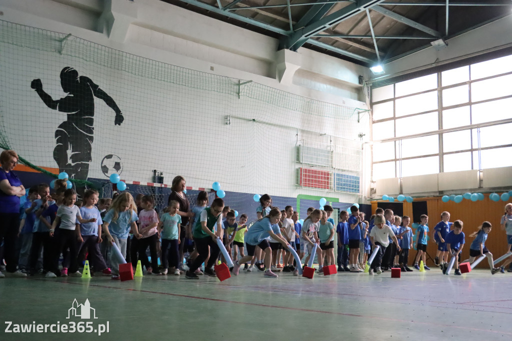 Fotorelacja I: Niebieskie Igrzyska zorganizowane przez SP4 w Zawierciu