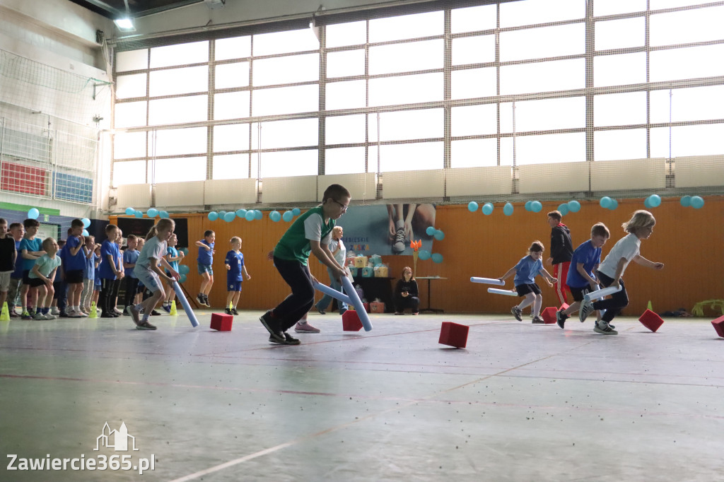 Fotorelacja I: Niebieskie Igrzyska zorganizowane przez SP4 w Zawierciu