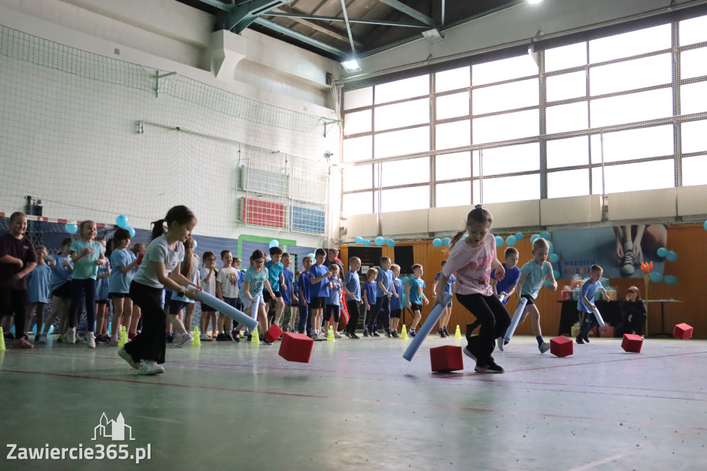 Fotorelacja I: Niebieskie Igrzyska zorganizowane przez SP4 w Zawierciu