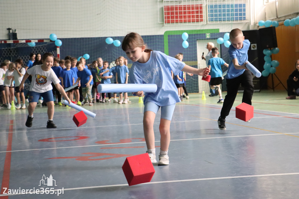Fotorelacja I: Niebieskie Igrzyska zorganizowane przez SP4 w Zawierciu