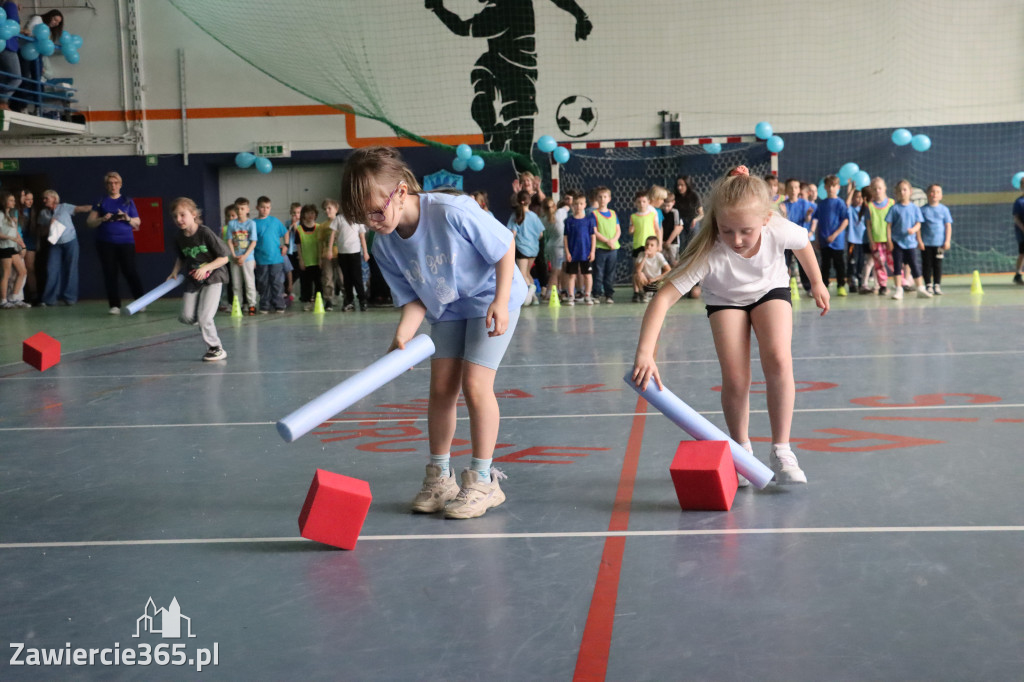 Fotorelacja I: Niebieskie Igrzyska zorganizowane przez SP4 w Zawierciu