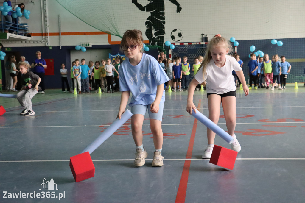 Fotorelacja I: Niebieskie Igrzyska zorganizowane przez SP4 w Zawierciu