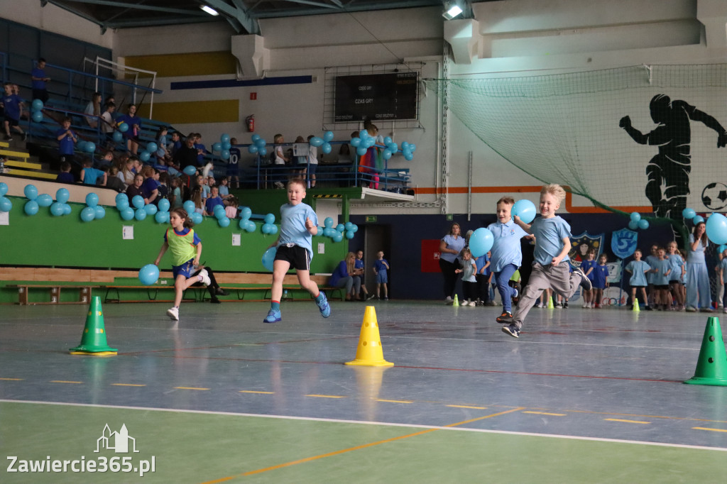 Fotorelacja II: Niebieskie Igrzyska zorganizowane przez SP4 w Zawierciu