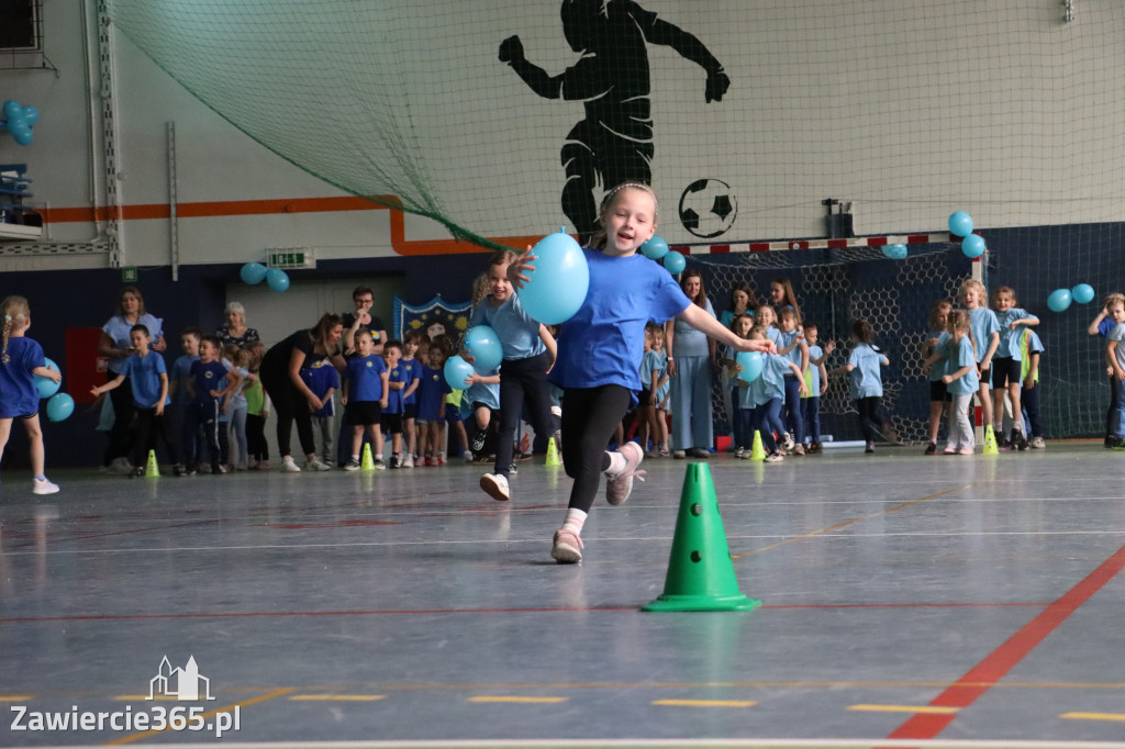 Fotorelacja II: Niebieskie Igrzyska zorganizowane przez SP4 w Zawierciu