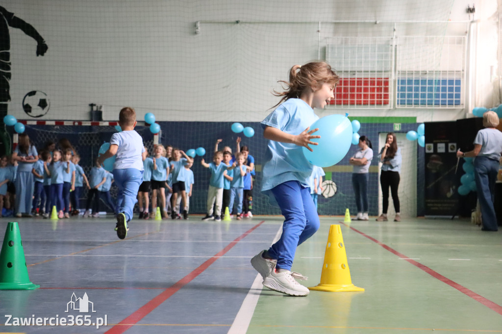 Fotorelacja II: Niebieskie Igrzyska zorganizowane przez SP4 w Zawierciu