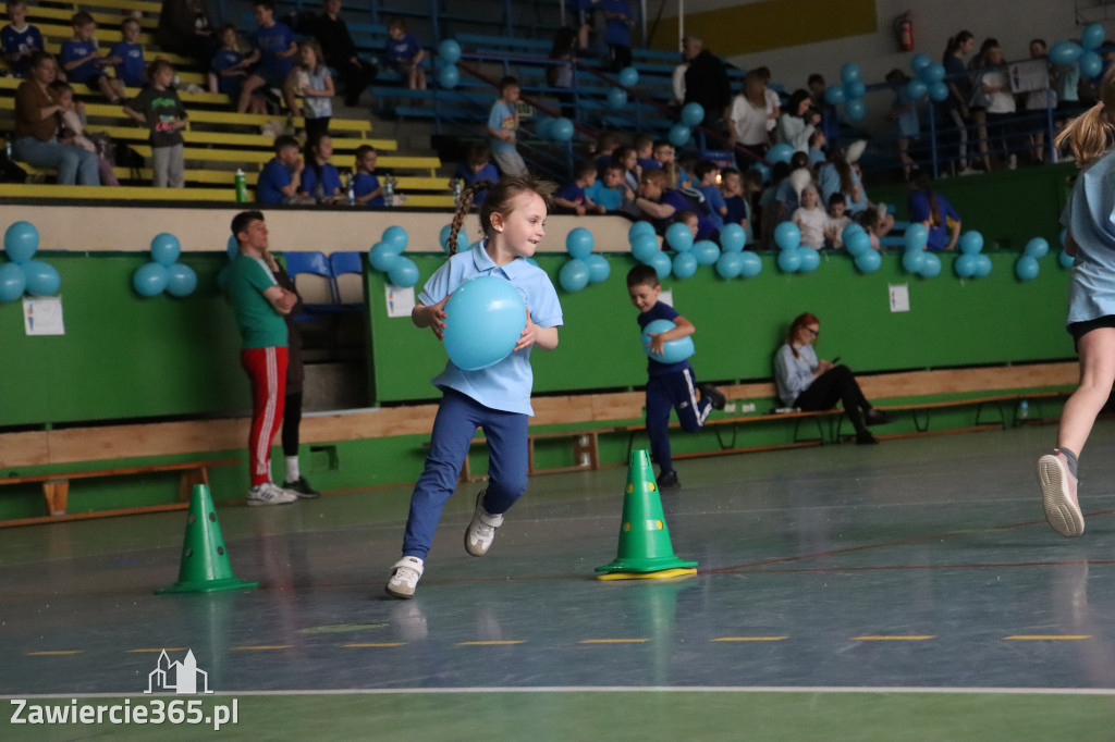 Fotorelacja II: Niebieskie Igrzyska zorganizowane przez SP4 w Zawierciu