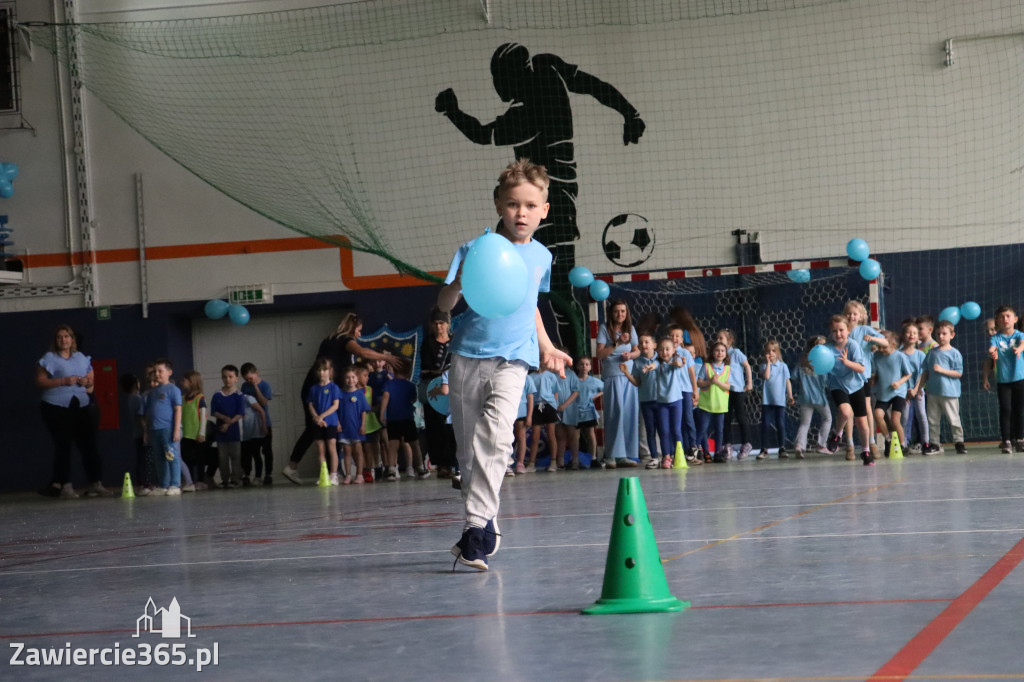 Fotorelacja II: Niebieskie Igrzyska zorganizowane przez SP4 w Zawierciu