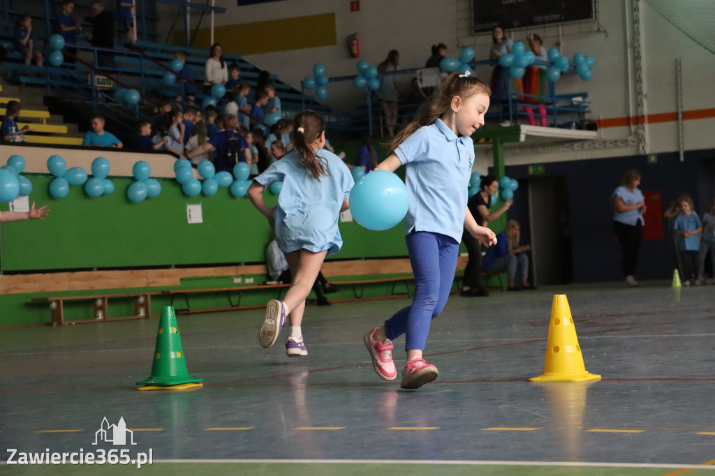 Fotorelacja II: Niebieskie Igrzyska zorganizowane przez SP4 w Zawierciu