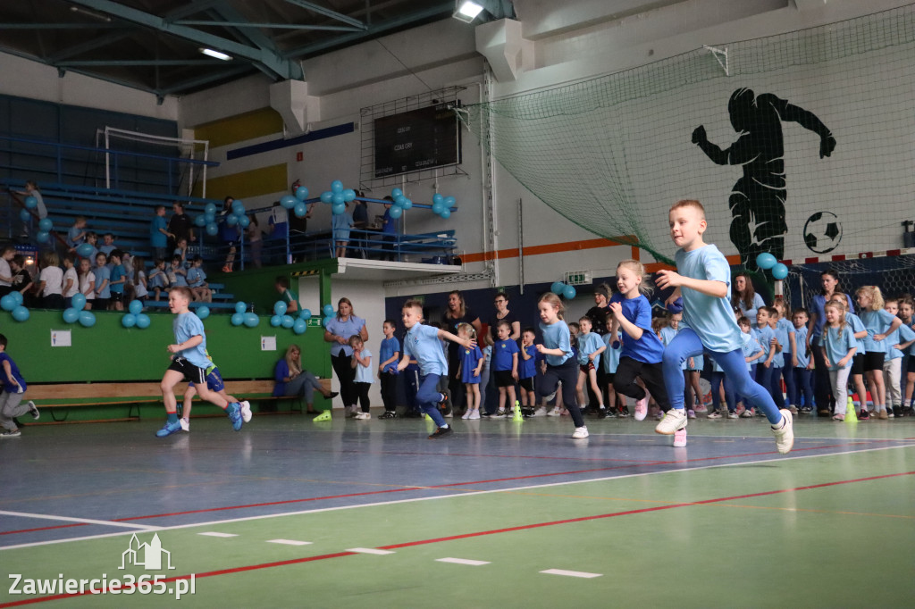 Fotorelacja II: Niebieskie Igrzyska zorganizowane przez SP4 w Zawierciu