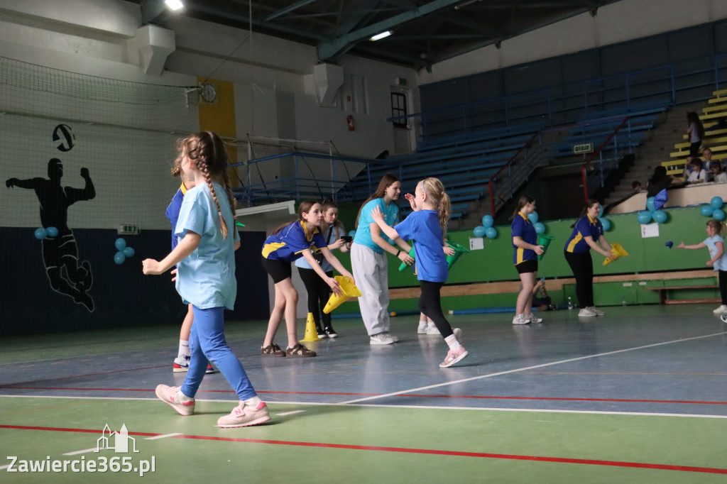 Fotorelacja II: Niebieskie Igrzyska zorganizowane przez SP4 w Zawierciu