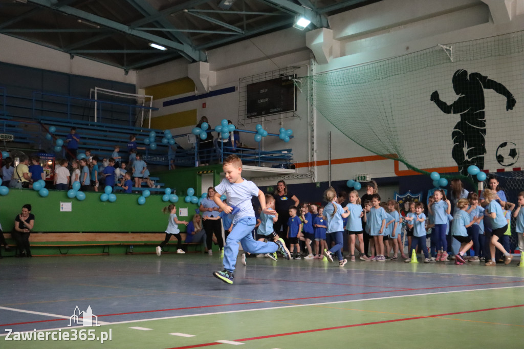 Fotorelacja II: Niebieskie Igrzyska zorganizowane przez SP4 w Zawierciu
