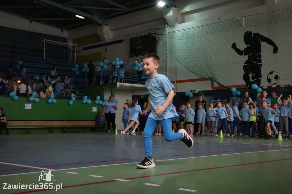 Fotorelacja II: Niebieskie Igrzyska zorganizowane przez SP4 w Zawierciu