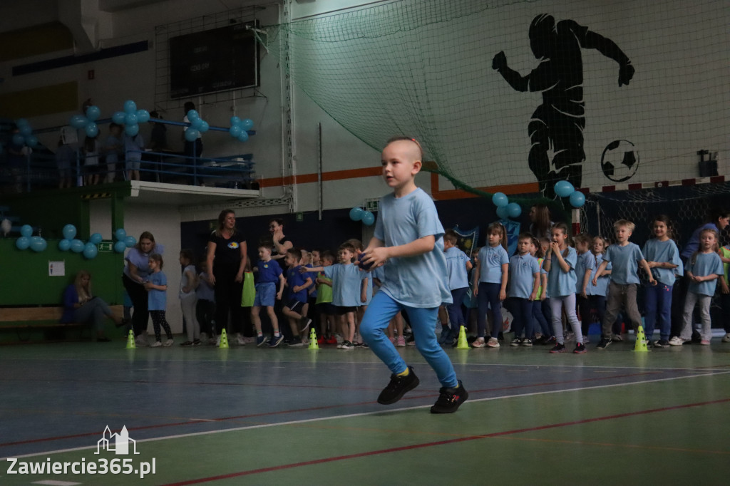 Fotorelacja II: Niebieskie Igrzyska zorganizowane przez SP4 w Zawierciu
