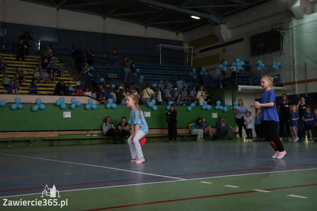 Fotorelacja II: Niebieskie Igrzyska zorganizowane przez SP4 w Zawierciu