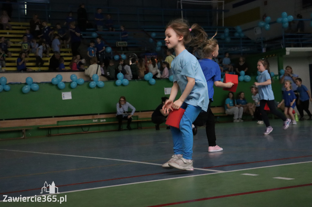 Fotorelacja II: Niebieskie Igrzyska zorganizowane przez SP4 w Zawierciu
