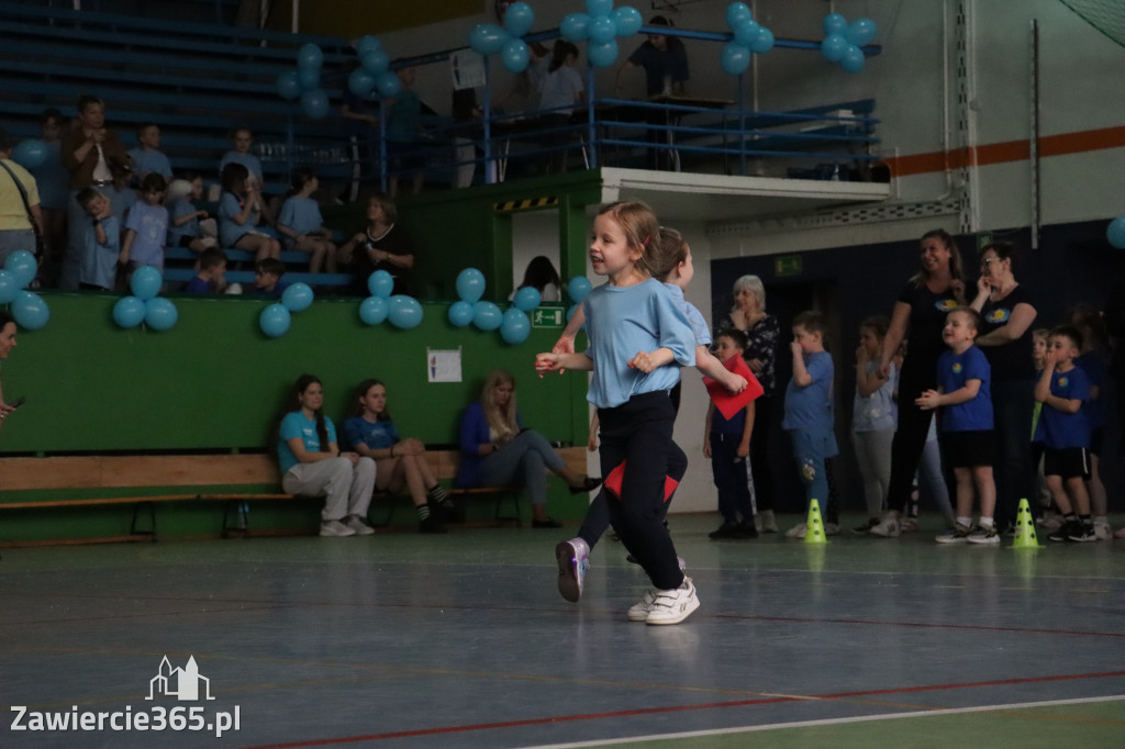 Fotorelacja II: Niebieskie Igrzyska zorganizowane przez SP4 w Zawierciu