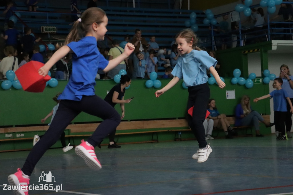 Fotorelacja II: Niebieskie Igrzyska zorganizowane przez SP4 w Zawierciu