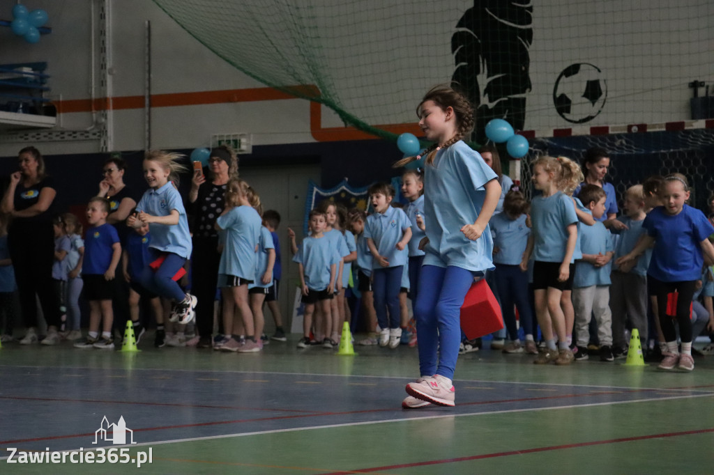Fotorelacja II: Niebieskie Igrzyska zorganizowane przez SP4 w Zawierciu