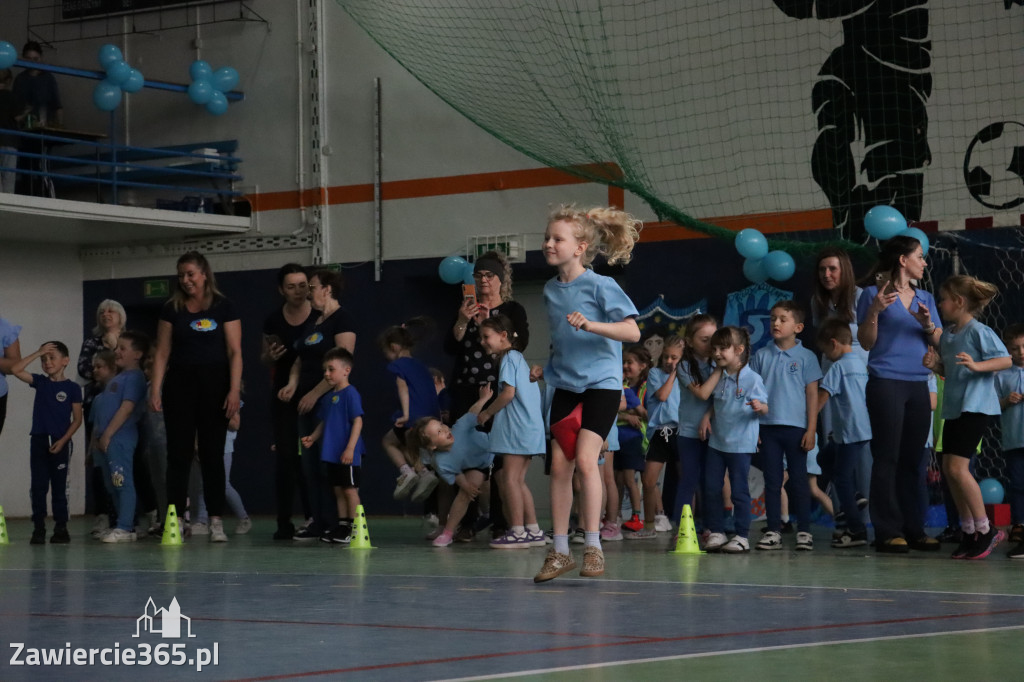 Fotorelacja II: Niebieskie Igrzyska zorganizowane przez SP4 w Zawierciu