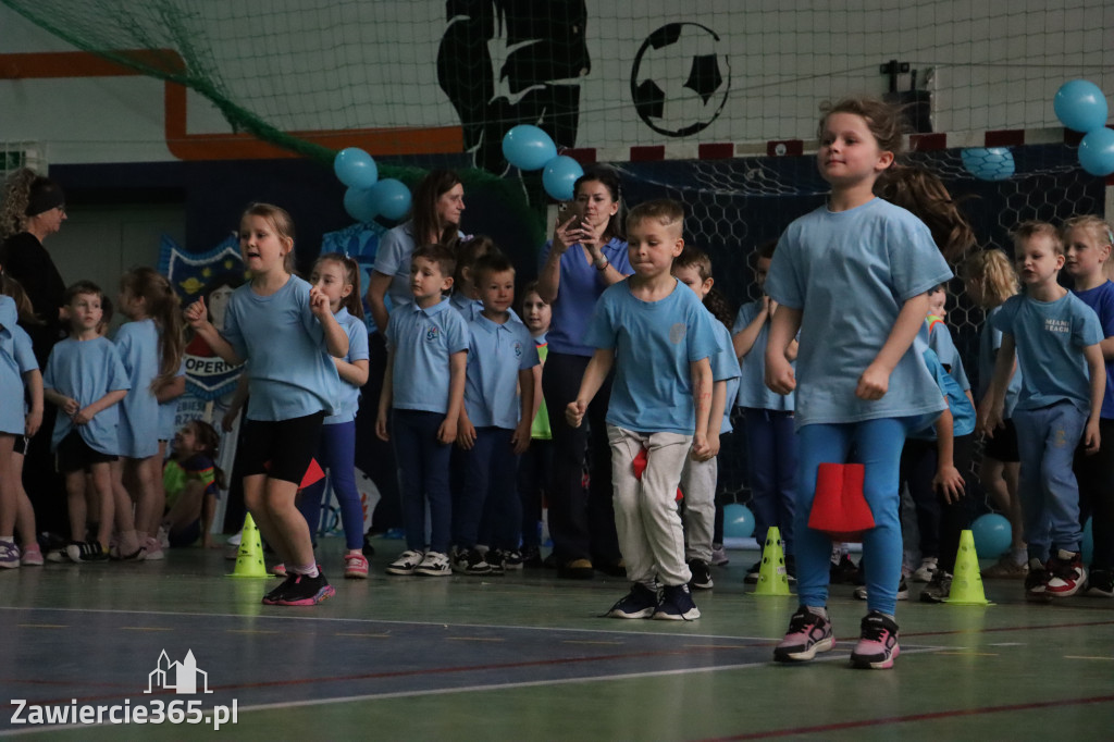 Fotorelacja II: Niebieskie Igrzyska zorganizowane przez SP4 w Zawierciu