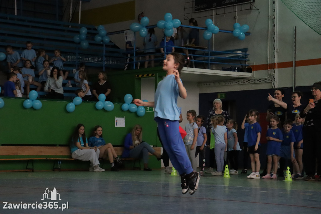 Fotorelacja II: Niebieskie Igrzyska zorganizowane przez SP4 w Zawierciu