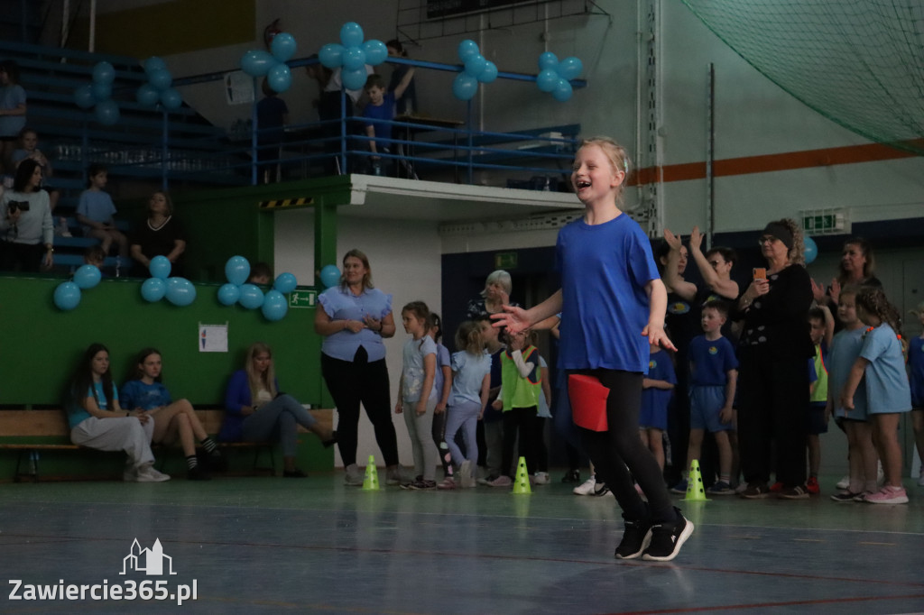 Fotorelacja II: Niebieskie Igrzyska zorganizowane przez SP4 w Zawierciu