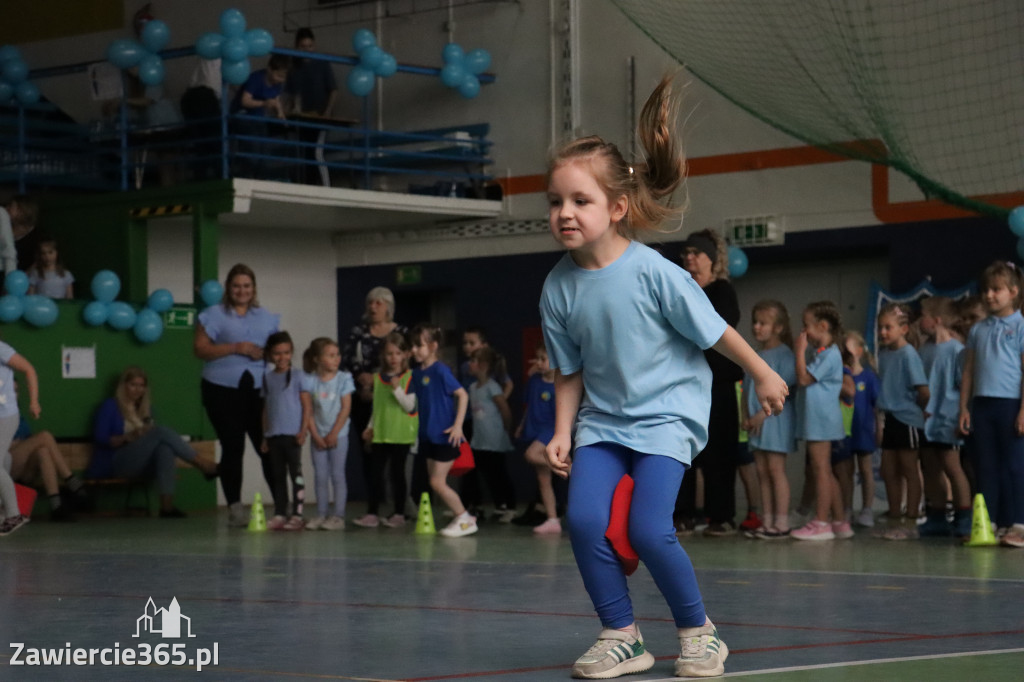 Fotorelacja II: Niebieskie Igrzyska zorganizowane przez SP4 w Zawierciu