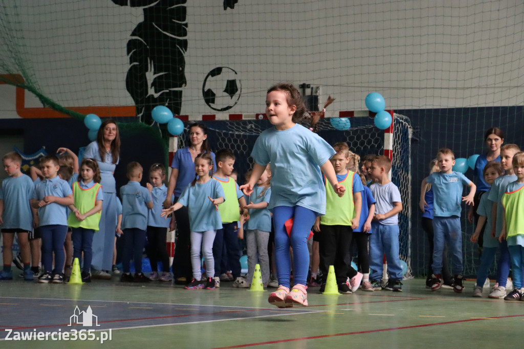 Fotorelacja II: Niebieskie Igrzyska zorganizowane przez SP4 w Zawierciu