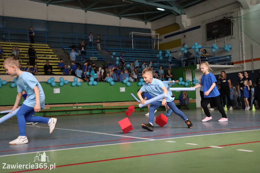 Fotorelacja II: Niebieskie Igrzyska zorganizowane przez SP4 w Zawierciu