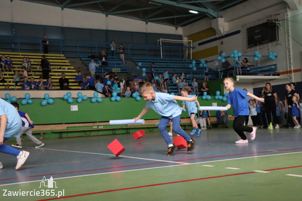 Fotorelacja II: Niebieskie Igrzyska zorganizowane przez SP4 w Zawierciu