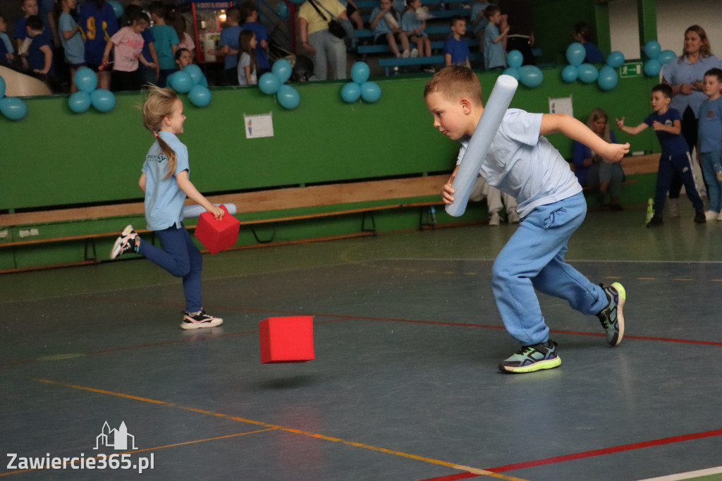 Fotorelacja II: Niebieskie Igrzyska zorganizowane przez SP4 w Zawierciu