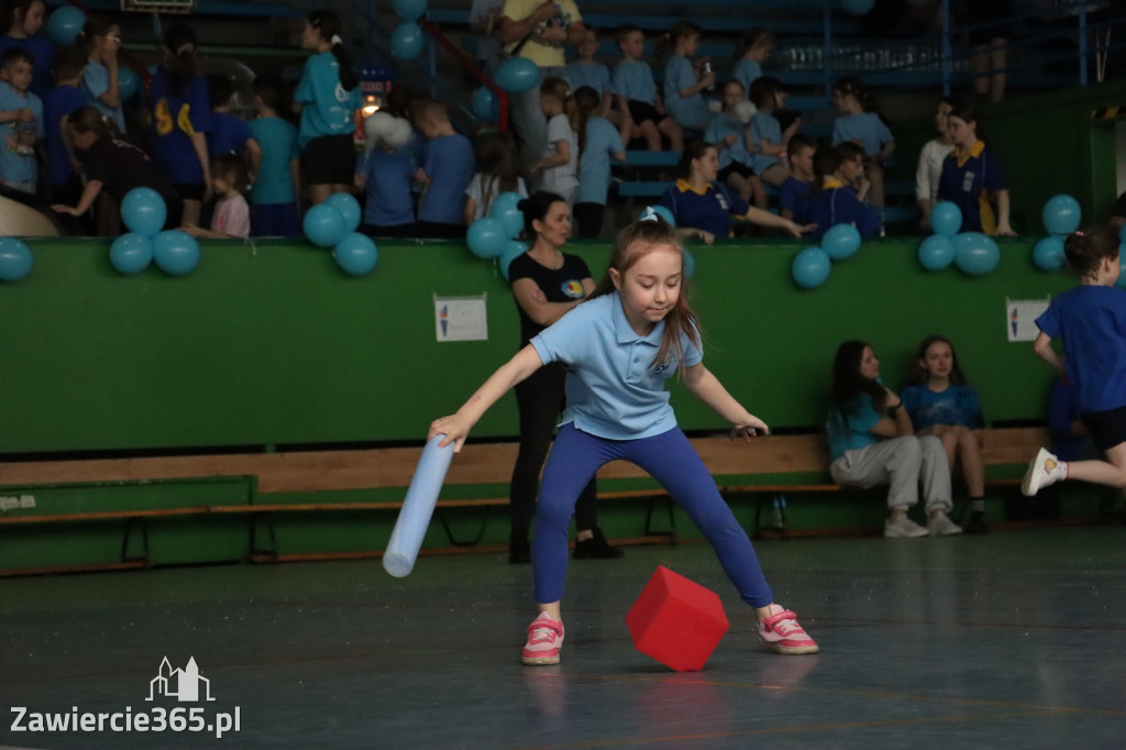 Fotorelacja II: Niebieskie Igrzyska zorganizowane przez SP4 w Zawierciu