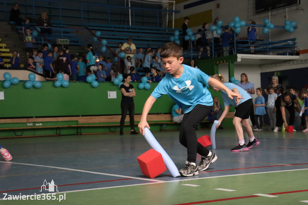 Fotorelacja II: Niebieskie Igrzyska zorganizowane przez SP4 w Zawierciu