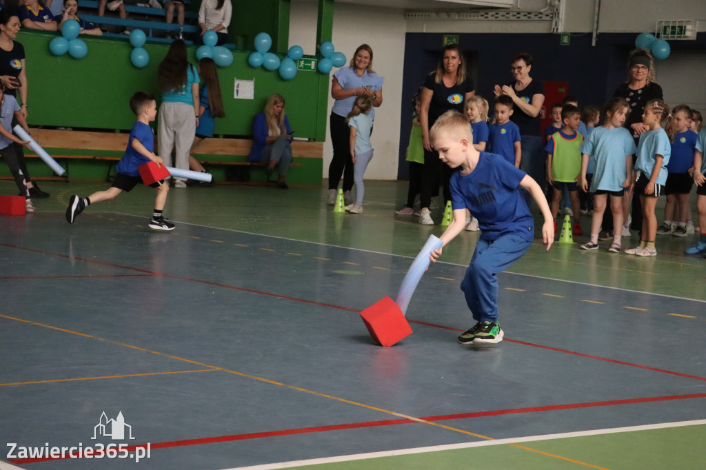 Fotorelacja II: Niebieskie Igrzyska zorganizowane przez SP4 w Zawierciu