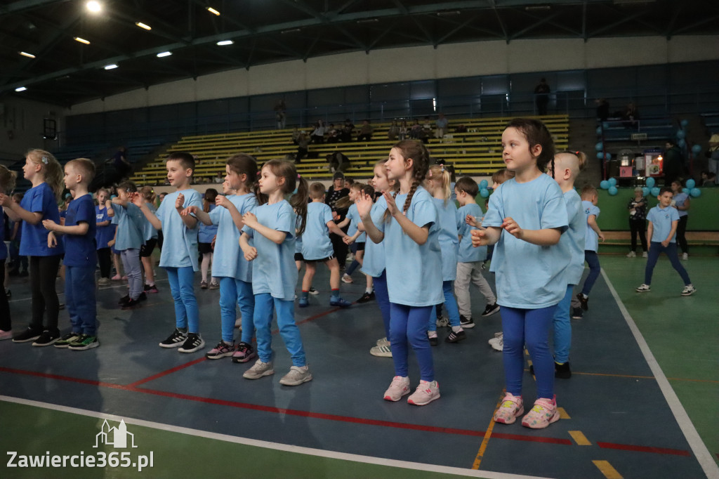 Fotorelacja II: Niebieskie Igrzyska zorganizowane przez SP4 w Zawierciu