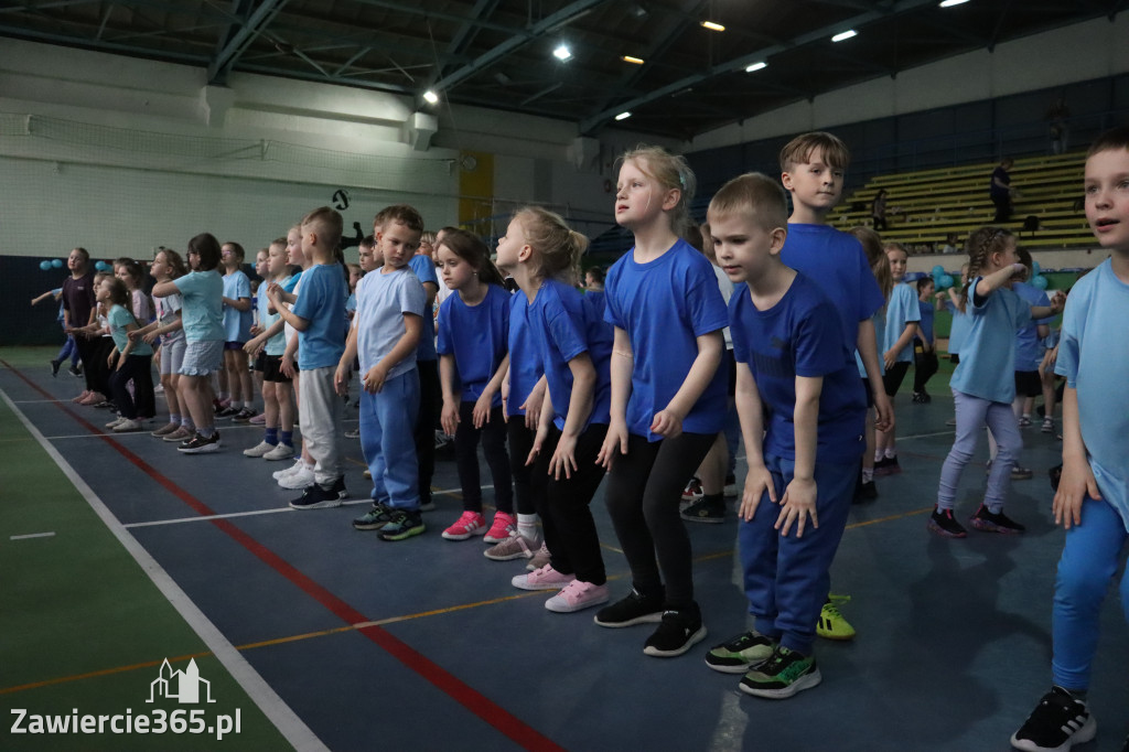 Fotorelacja II: Niebieskie Igrzyska zorganizowane przez SP4 w Zawierciu