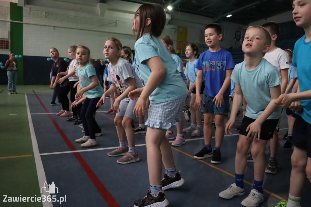 Fotorelacja II: Niebieskie Igrzyska zorganizowane przez SP4 w Zawierciu