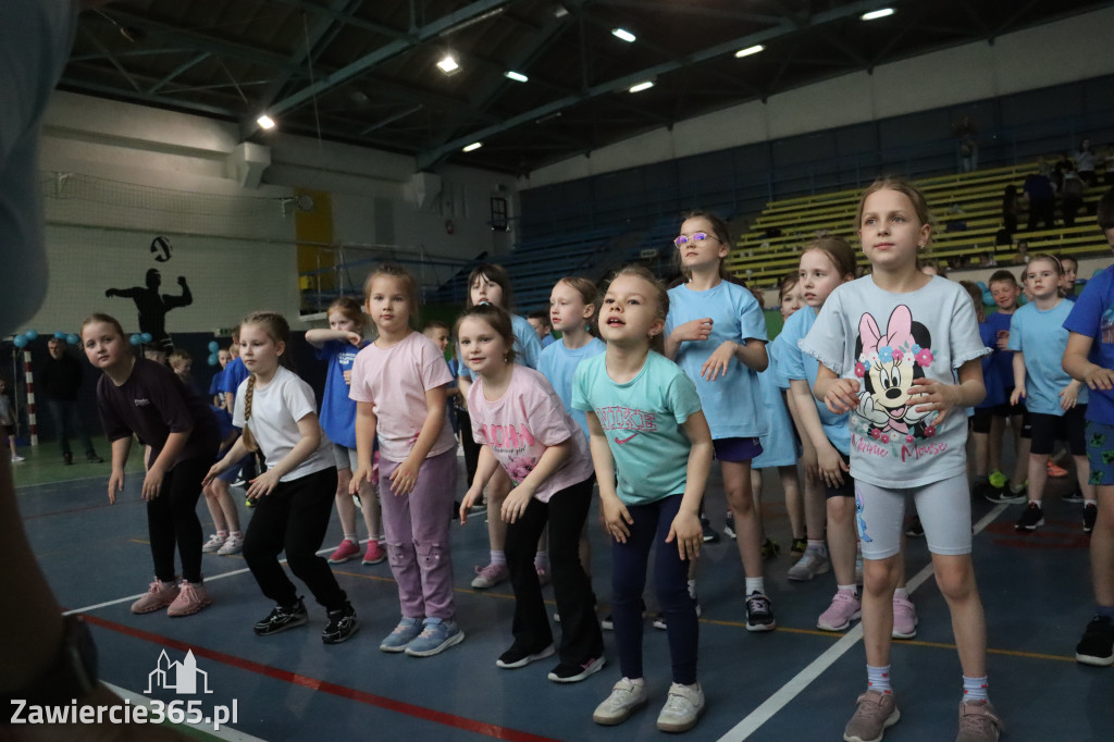 Fotorelacja II: Niebieskie Igrzyska zorganizowane przez SP4 w Zawierciu