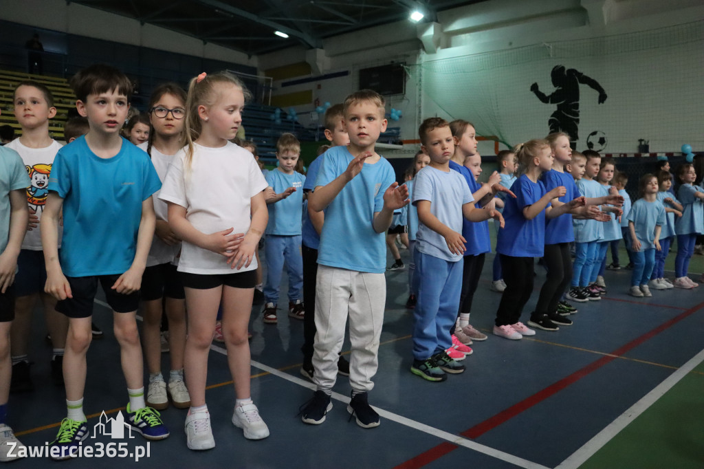 Fotorelacja II: Niebieskie Igrzyska zorganizowane przez SP4 w Zawierciu
