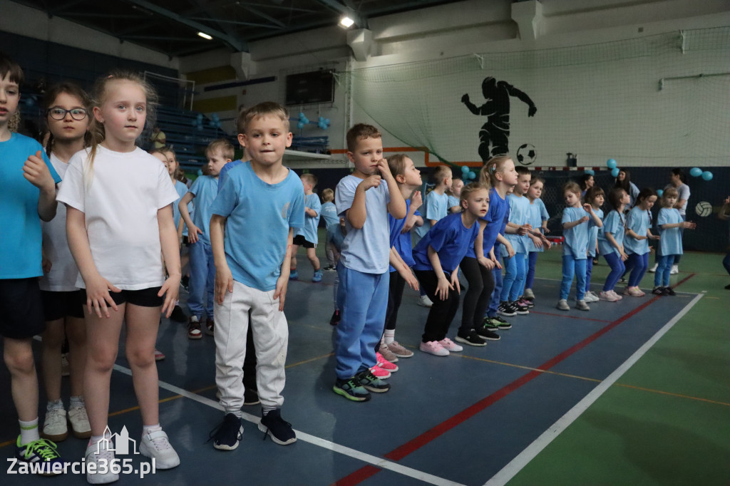 Fotorelacja II: Niebieskie Igrzyska zorganizowane przez SP4 w Zawierciu