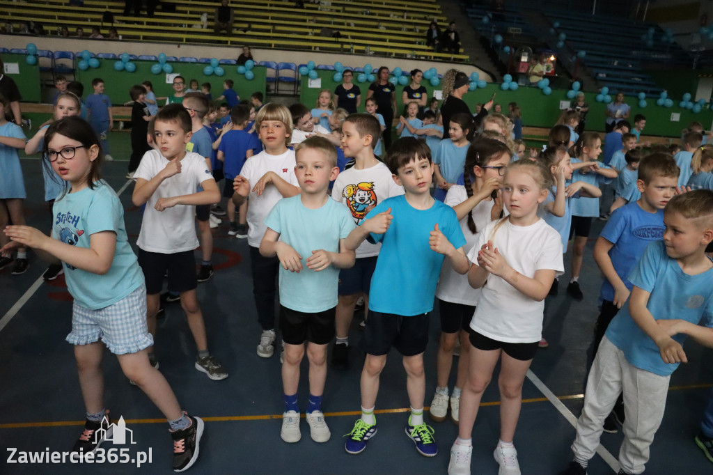 Fotorelacja II: Niebieskie Igrzyska zorganizowane przez SP4 w Zawierciu