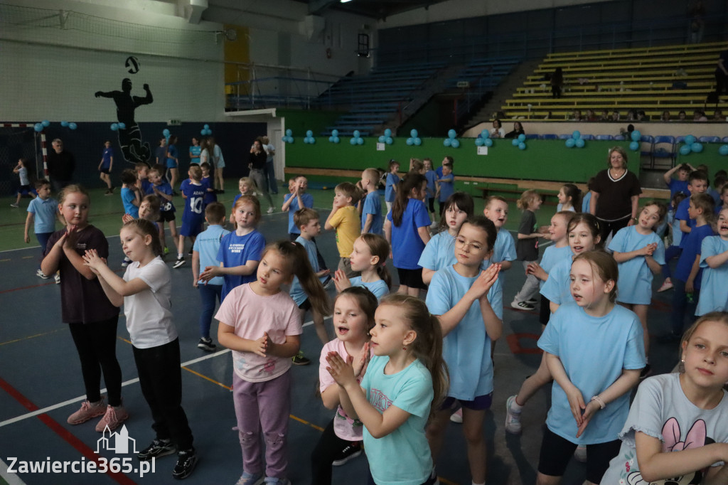 Fotorelacja II: Niebieskie Igrzyska zorganizowane przez SP4 w Zawierciu