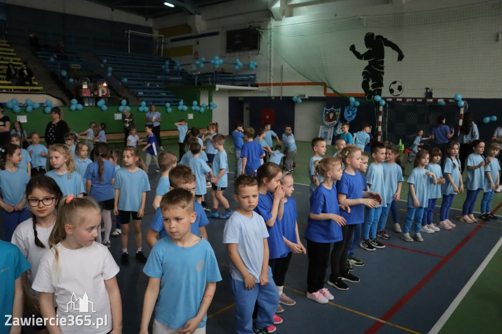 Fotorelacja II: Niebieskie Igrzyska zorganizowane przez SP4 w Zawierciu